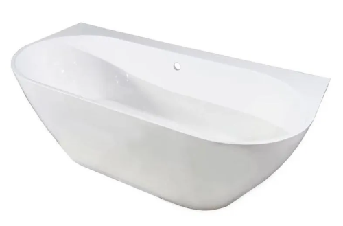 Ванна из литьевго мрамора Taliente Nemi a parete Matt NE17085Matt a parete 170х85 пристенная овальная без ножек и каркаса