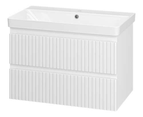 Тумба под раковину Brevita Victory VIC-09080-0102Я 80х50 подвесная цвет белый