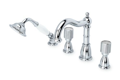 Смеситель Boheme Royal Cristal 396-Royal/CRST на борт ванны хром