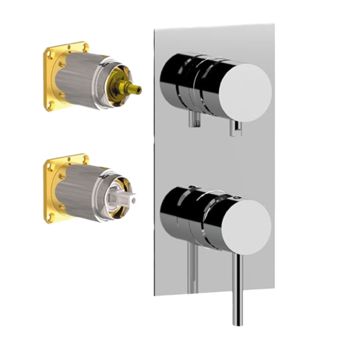 Смеситель для душа Remer X Style X93QKB встраиваемый в стену хром