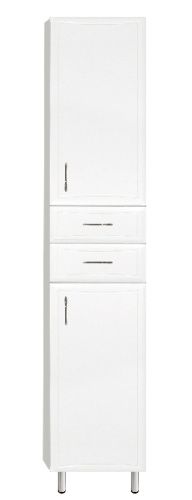 Шкаф-пенал Loranto Коралл CS00025728 40х200 напольный цвет белый