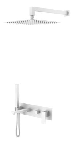 Душевая система Boheme Qubic 474-MW встраиваемая в стену цвет белый