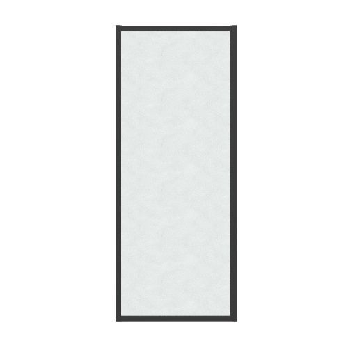 Боковая стенка Grossman Cosmo 200.K33.02.100.21.02 100х195 стекло шиншилла профиль черный