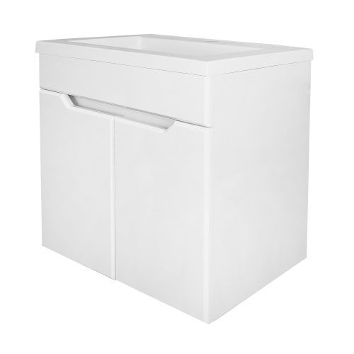 Тумба с раковиной Loranto Палермо CS00093377 50х30 подвесная цвет белый