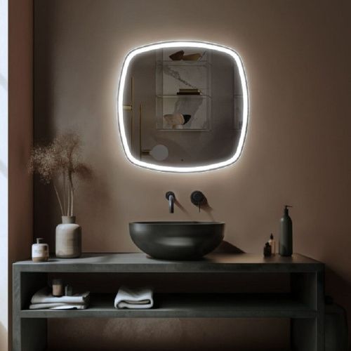 Зеркало с подсветкой Azario Barca LED-00002973 70х70 подвесное