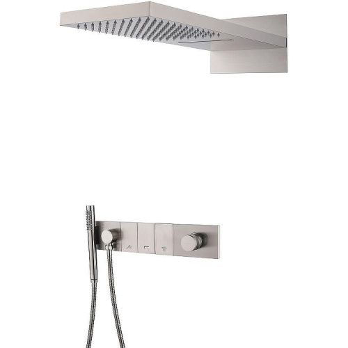 Душевая система Boheme Zodiac 132-NB встраиваемая в стену цвет серый