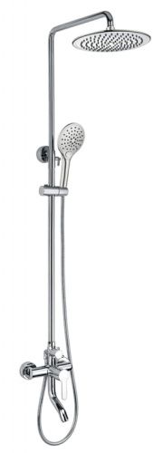 Душевая стойка Bravat STREAM F6334368CP-A-RUS настенная цвет хром