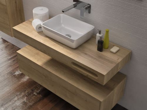 Столешница IBX Rut ENCAN12046/HALIFAX 120х40 подвесная цвет коричневый