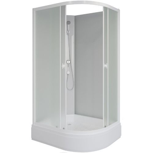 Душевая кабина Niagara Promo P100/70/26L/MT/BK 100х70 асимметричная без крыши ориентация левая