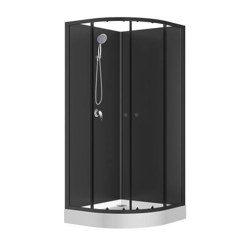 Душевая кабина Loranto NEO CS-21800BP-100 100х100 четверть круга без крыши ориентация универсальная