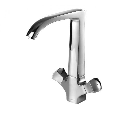 Смеситель для кухни Bravat Whirlpool F778112C на столешницу хром