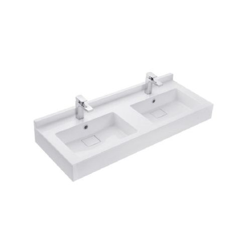 Раковина из искусственного камня Aquaton Сакура 1A72433KSK010 120х50 накладная цвет белый