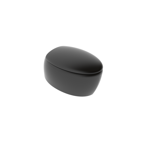 Чаша унитаза подвесная GSG Ceramic Design Touch TOWCSOSC003 цвет черный без сиденья безободковая смыв торнадо