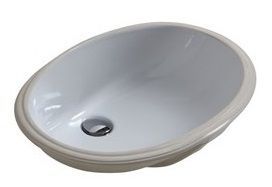 Раковина керамическая White Ceramic Dip W270201 60х40 встраиваемая цвет белый