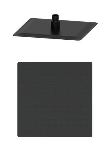 Верхний душ Wonzon & Woghand WW-88DP02-MB 30х30 черный
