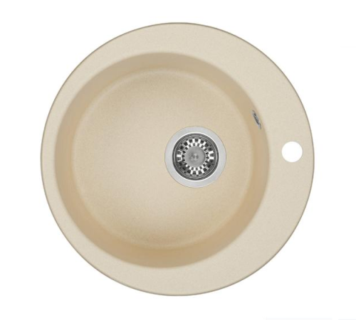 Кухонная мойка Aquaton Иверия 1A711032IV290 50х50 цвет бежевый