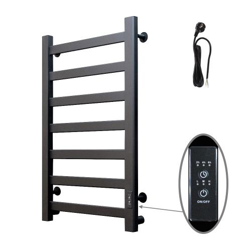 Полотенцесушитель электрический Тругор Диана Пэк сп Al ПэкДиана1/8040Alчерн 40х80 черный