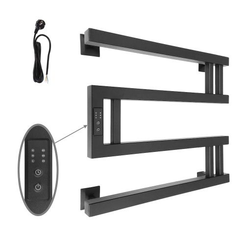 Полотенцесушитель электрический Altasan МонакоПроф МонакоПроф4050ЧМ 50х45 черный