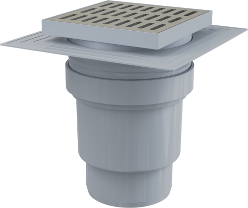 Душевой трап Alcadrain APV13 20х20 хром