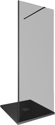 Душевая перегородка Allen Brau Infinity 3.21004.BBA.T 80х200 стекло тонированное профиль черный