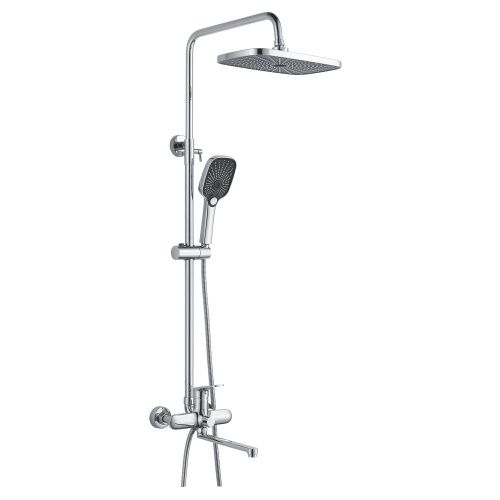 Душевая стойка Raffine F3685 настенная цвет хром