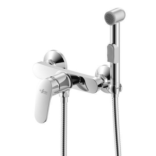 Гигиенический душ со смесителем Rossinka Rs45 RS45-52 уц хром
