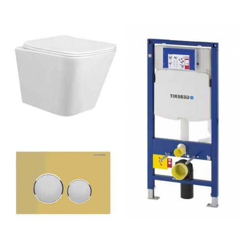 Сет унитаз + инсталляция + кнопка 111.300.00.5+FP.330.YELLOW.10+CR25200