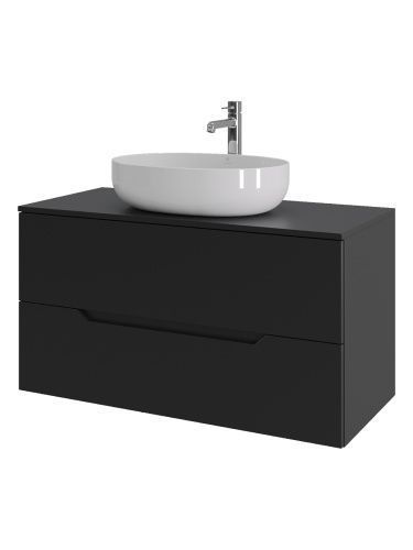 Тумба с раковиной Orange Line Li-100TubMDF+B05-520W 100х50