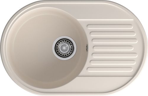 Кухонная мойка Granfest Quarz 18 белый 75х50 цвет белый поверхность матовая