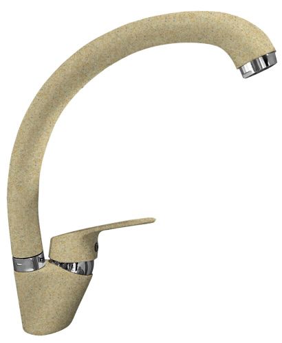 Смеситель для кухни Granfest Z3323 бежевый на мойку бежевый