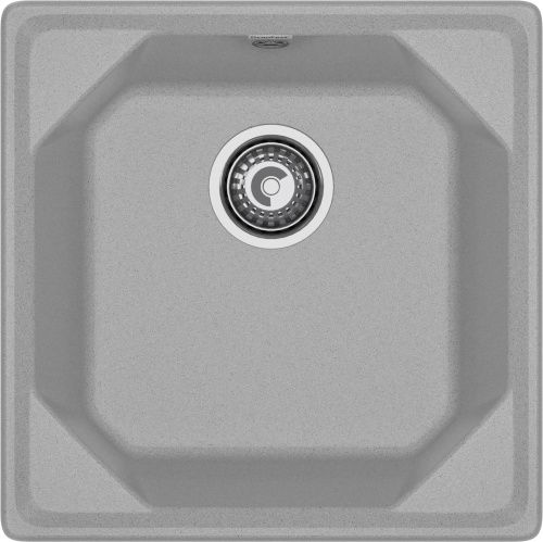 Кухонная мойка Granfest Unique U-500 серый 50х50 цвет серый поверхность матовая