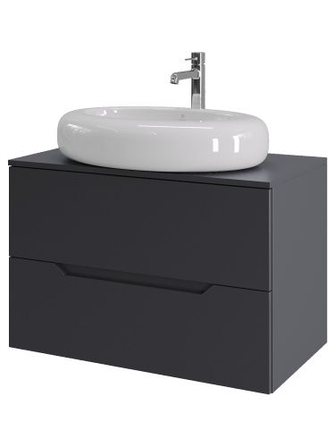 Тумба с раковиной Orange Line Li-80TugMDF+B08-640W 80х50