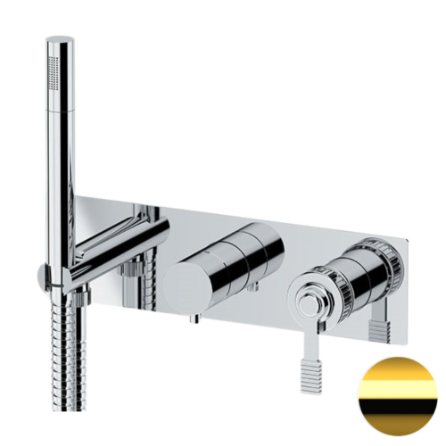 Смеситель для душа Remer Atelier AL97D3DO встраиваемый в стену золото