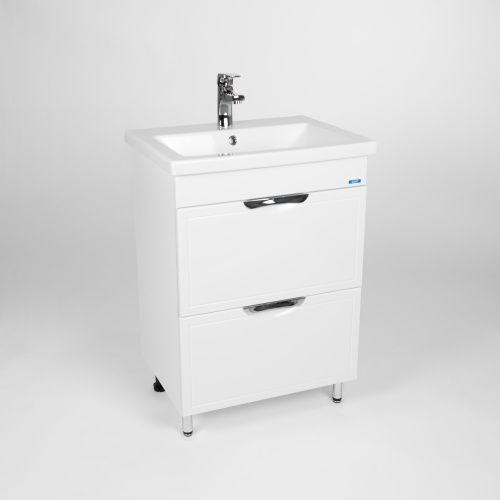 Тумба под раковину Viant Лима VLIM60CO-T2Y 60х40 напольная цвет белый
