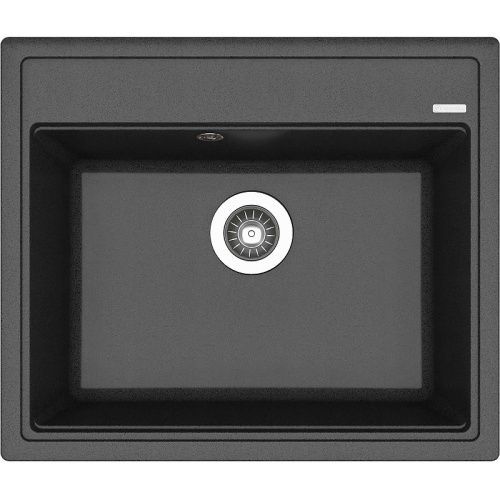 Кухонная мойка Florentina Липси 600 20.120.D0600.302 60х50 цвет черный поверхность матовая