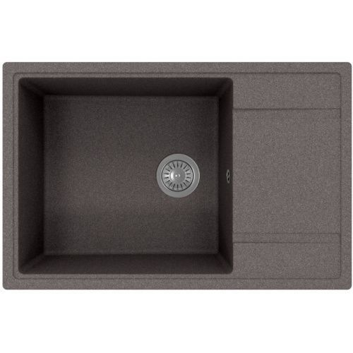 Кухонная мойка Florentina Липси 780 Xl 20.505.D0780.102 80х50 цвет серый поверхность матовая