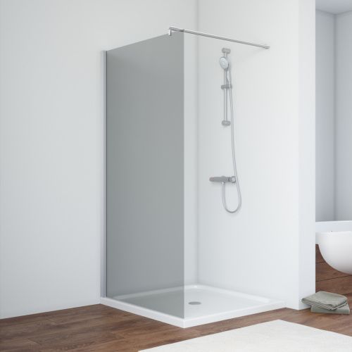 Душевая перегородка Vegas-Glass EAF TUR+NOVO EAF NOVO h2000 116 07 07 115х200 стекло тонированное профиль хром