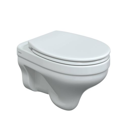 Унитаз подвесной Berges Albit s 82146 белый с сиденьем микролифт безободковый каскадный смыв