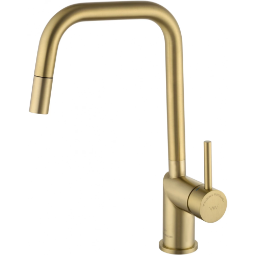 Смеситель для кухни Wonzon & Woghand WW-6018-BG на мойку золото