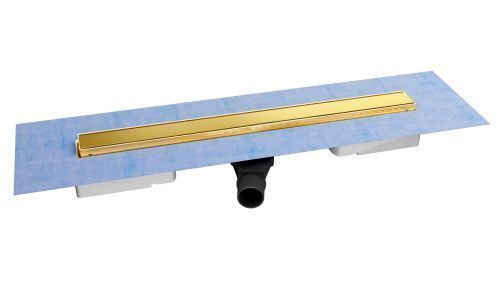 Душевой лоток Berges B1 Keramik 092120 100х10 золото