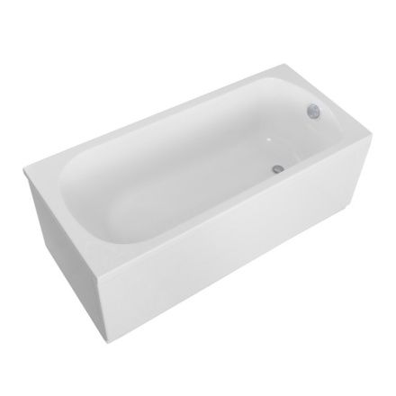 Ванна акриловая Cezares ECO ECO-175-75-41-W37 175х75 пристенная прямоугольная без ножек и каркаса