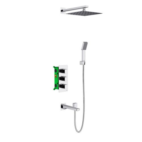 Душевая система Timo Petruma SX-5049/00SM встраиваемая в стену цвет хром с термостатом