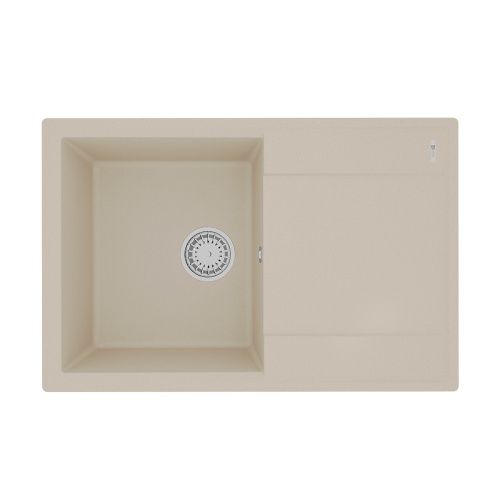 Кухонная мойка LeMark Imandra 760 9910026 75х50 цвет бежевый поверхность матовая