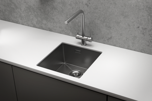 Кухонная мойка Granula 4445U, СТАЛЬ САТИН 45х45 цвет нержавеющая сталь поверхность матовая