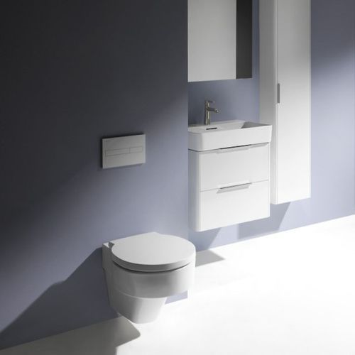 Чаша унитаза подвесная Laufen VAL 8.2028.1.400.000.1 цвет белый без сиденья безободковая душевой смыв