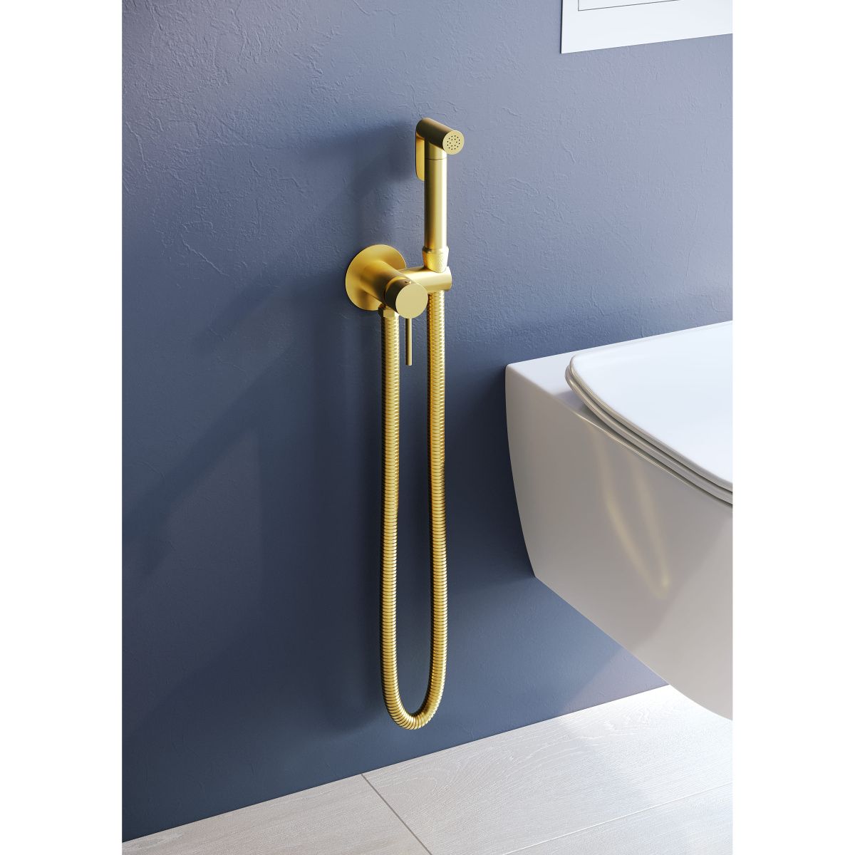 Гигиенический душ со смесителем RGW Shower Panels 581408211-06 золото