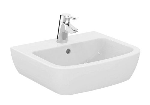 Раковина керамическая Ideal Standard TEMPO T056601 50х40 подвесная цвет белый 1 отверстие под смеситель