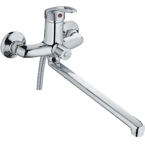 Смеситель для ванны и душа Haiba HB15 HB2215 настенный хром