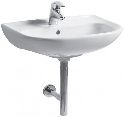 Раковина из сантехнического фарфора Jika Deep by Jika 8106110001049 50х40 подвесная цвет белый