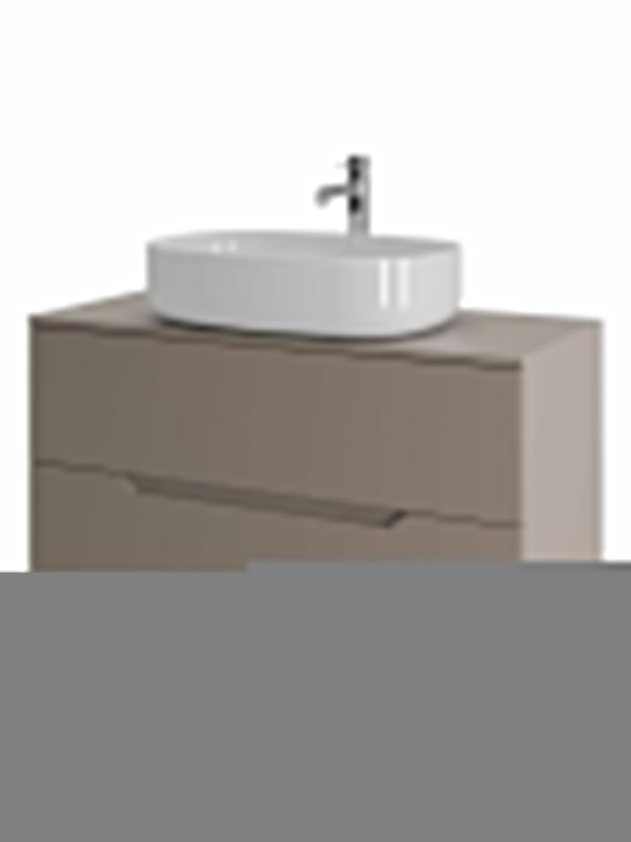 Тумба с раковиной Orange Line Li-100TuLMDF+B08-600W 100х50